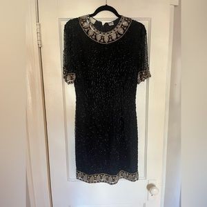 Laurence Kazar Vintage Sequence Dress M